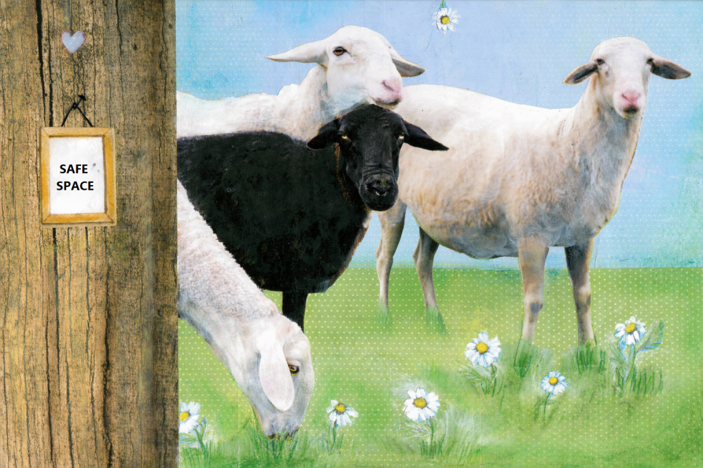 Schafe können sicher weiden